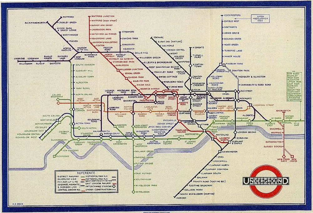 Sublime Design The London Underground Map Sublime Design The London Underground Map