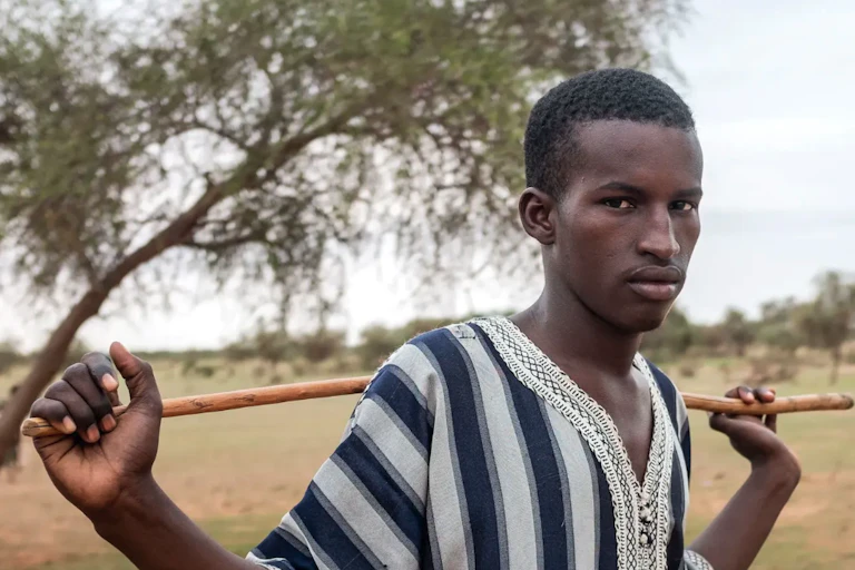 A young Fulani pastoralist from the Tatki region of Senegal