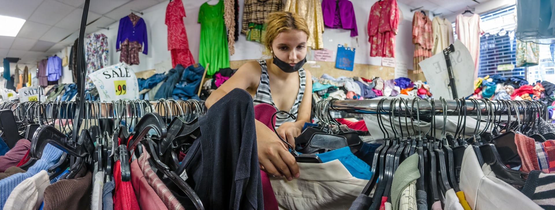 Mercado de ropa de best sale segunda mano