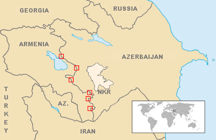 file-20221107-15-xiz9zg.png?ixlib=rb-1.1 Armenia-Azarbaiyán: una guerra intermitente como modo de vida