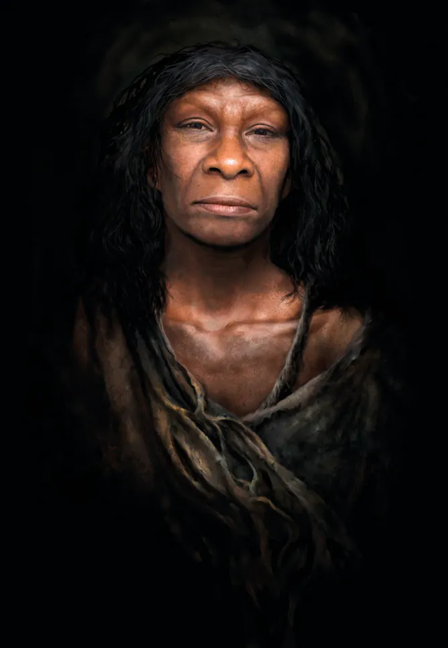 Lukisan perempuan Neandertal
