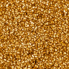 A close-up image showing the Sun's bubbling atmosphere.