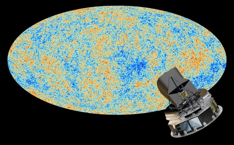 Image of the cosmic microwave background.