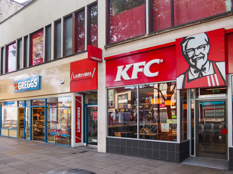Fast food outlets