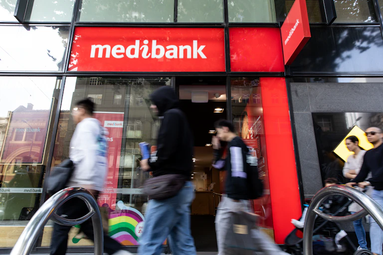 A Medibank store in Melbourne