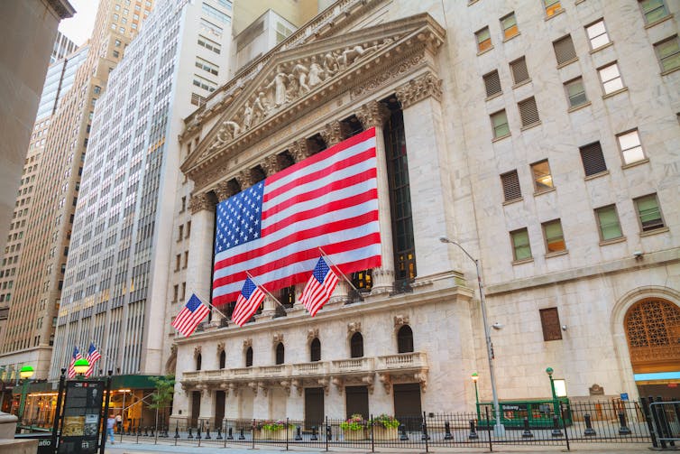 New York Stock Exchange building, 11 Wall Street, New York.