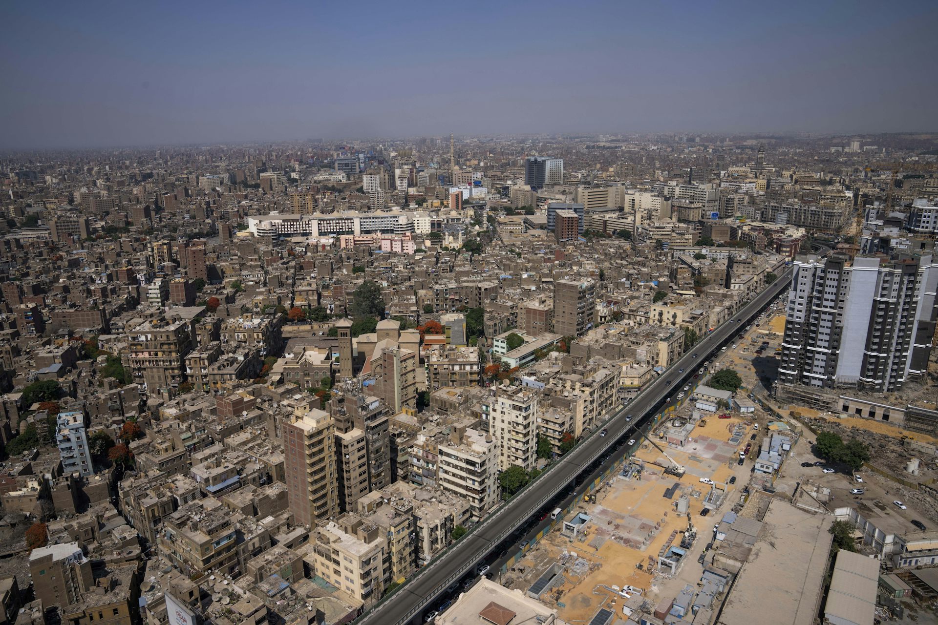 vue aérienne du caire