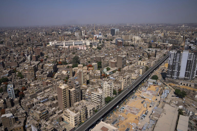 vue aérienne du caire
