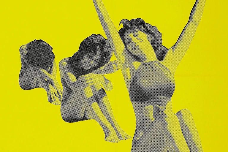 Woman in various poses.