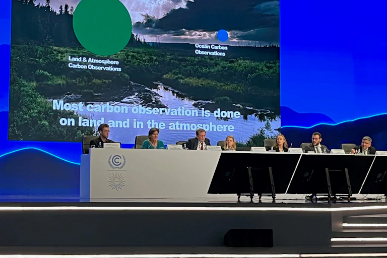 A panel of speakers