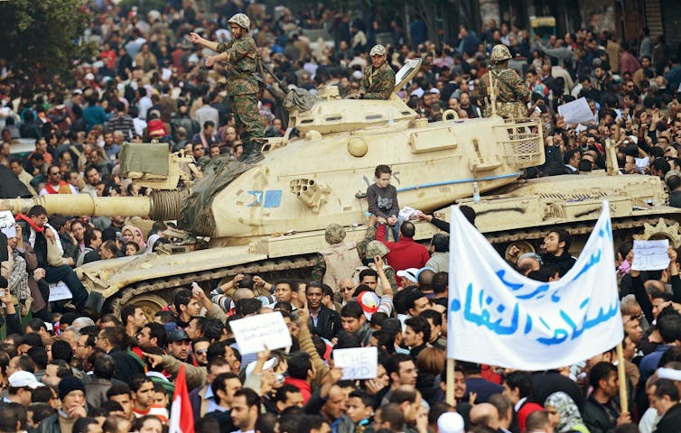 A demonstration in Cairo.