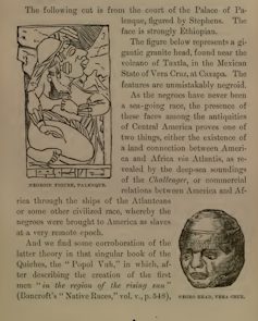 A page of text from Donnelly's book, Atlantis: The Antediluvian World