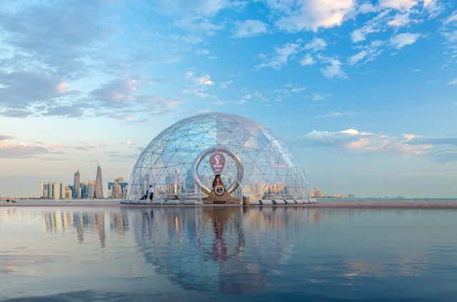 Glass dome in Doha.