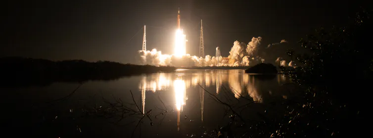 Image from Artemis-1 launch.