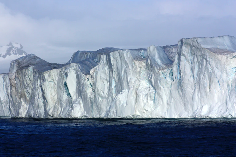 Ice wall in the Antarctic Peninsula