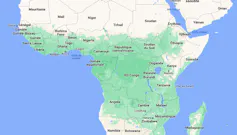 Carte de l’Afrique centrale