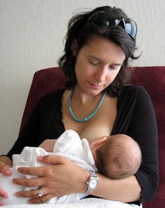 Breastfeeding mother. Geoff Snodgrass