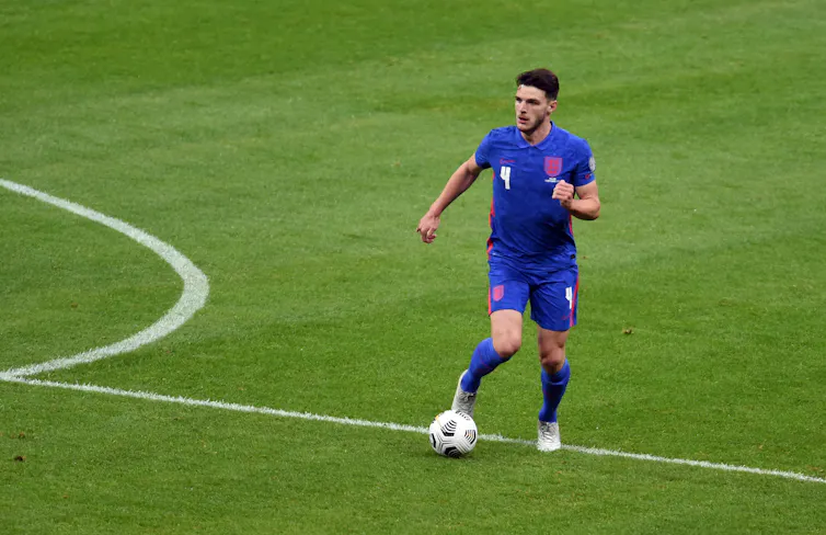 Image of central midfielder Declan Rice.