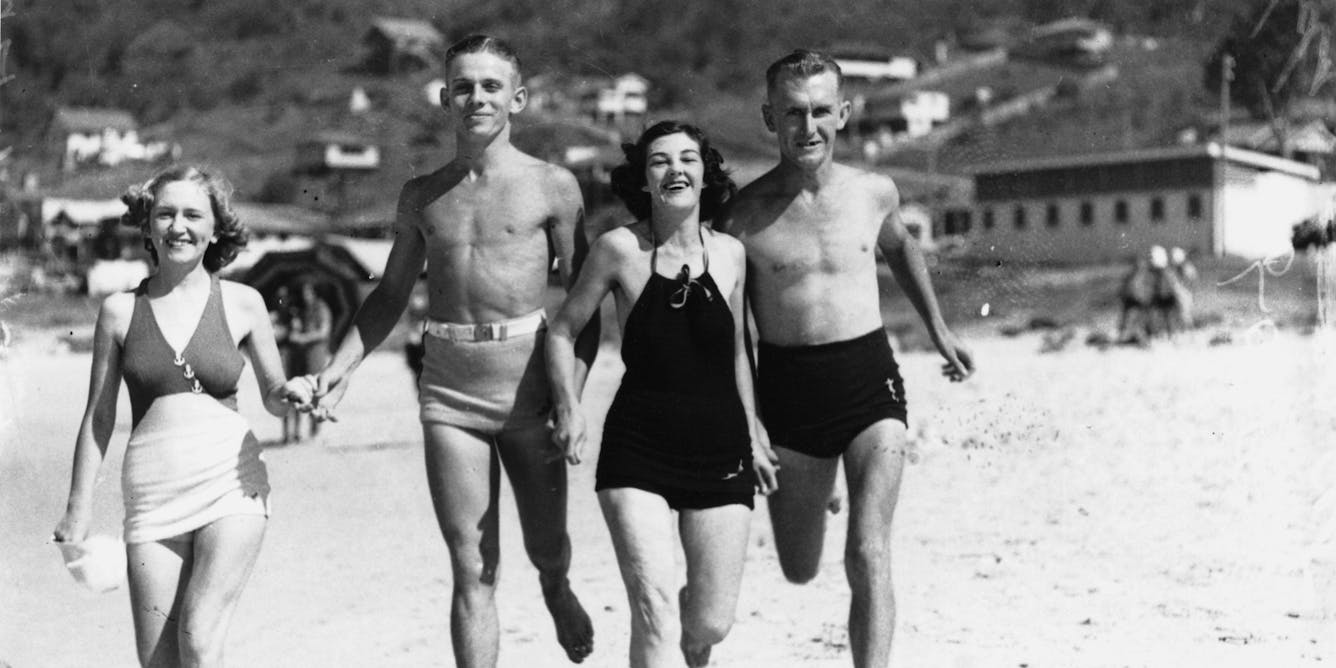 Wool swimsuits used to be standard beachwear – is it time to bring