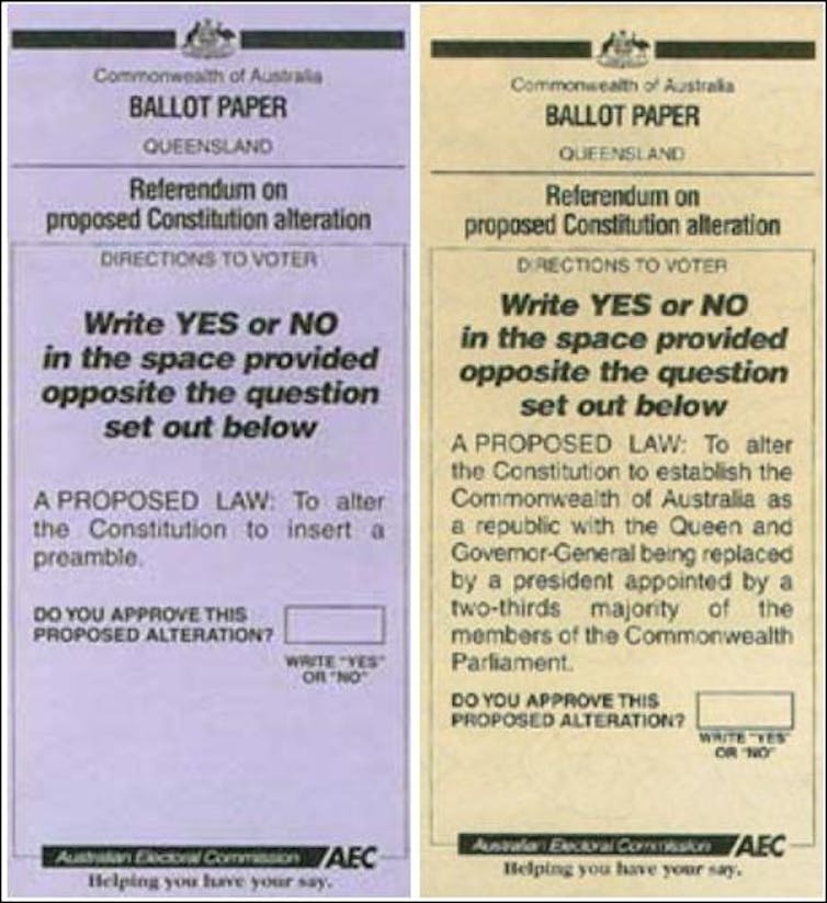 Ballot paper