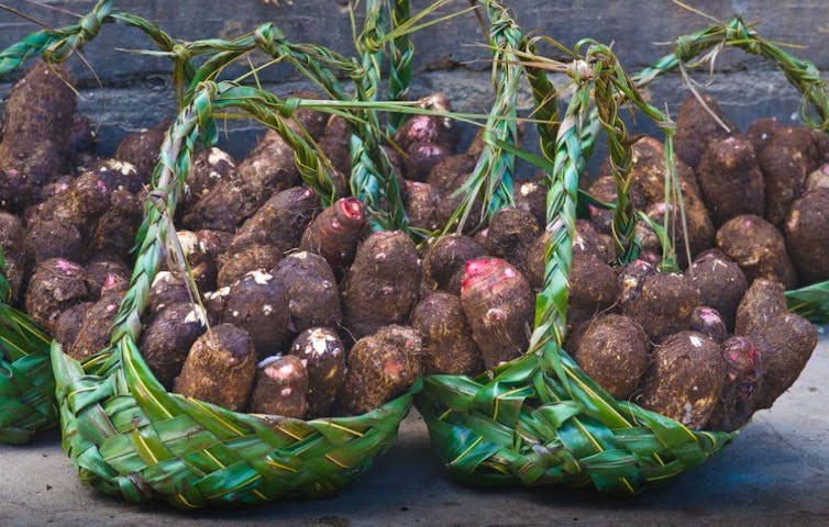 Légumes dans des paniers