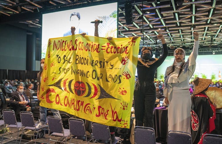 A group of protestors