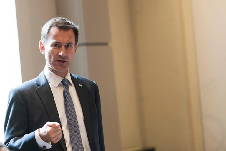 Jeremy Hunt giving a talk