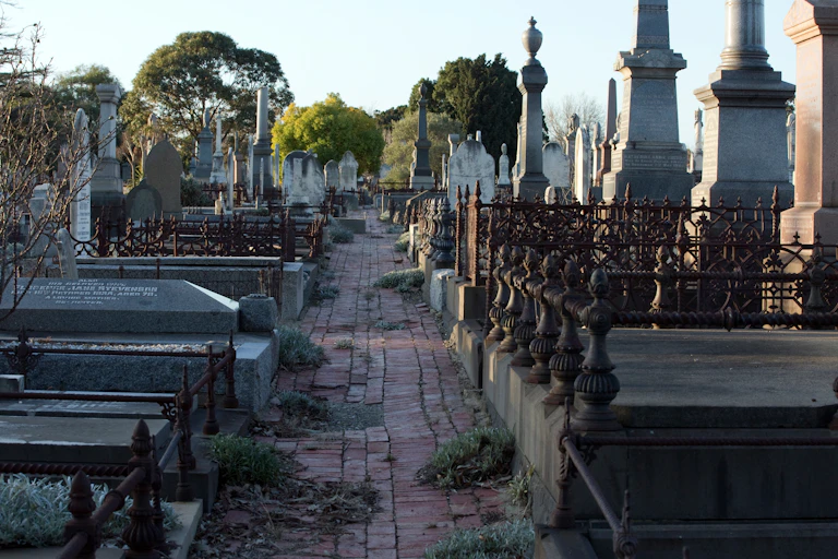 cemetery stones