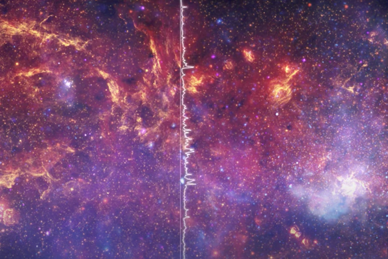 Image du centre le galaxie.