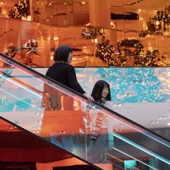 rem koolhaas-designed escalator connects saks fifth avenue flagship