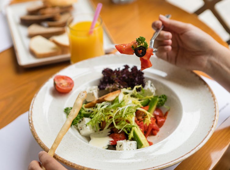 Salad in a bowl