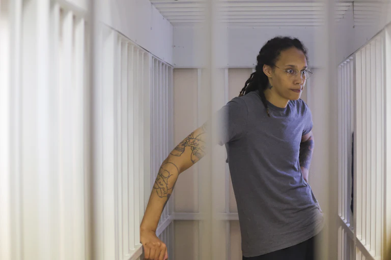 Brittney Griner dans une cellule