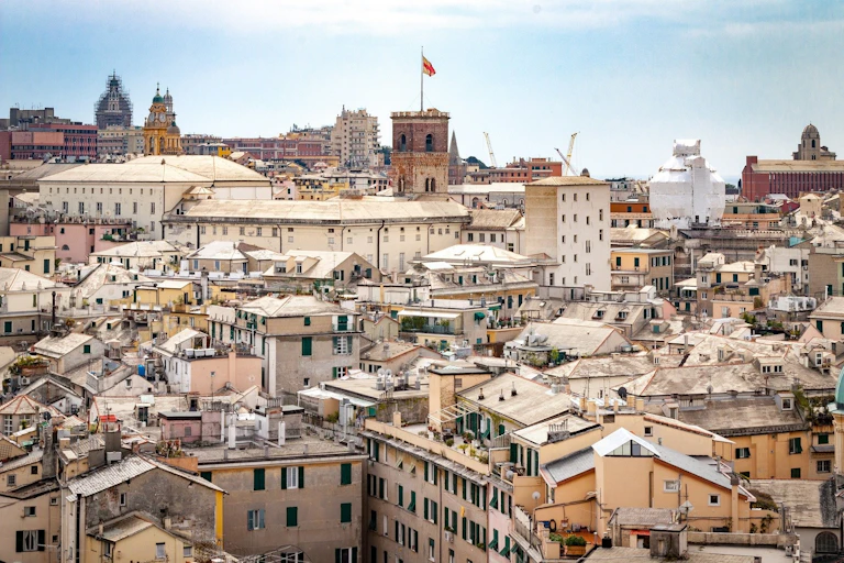 Genoa's historic center.