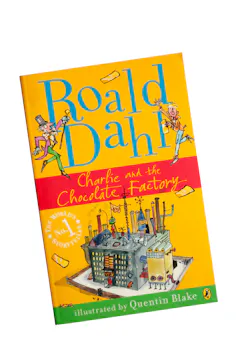The Quentin Blake illustrated cover of Charlie and the Chocolate Factory.