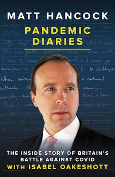 The cover of Matt Hancock's Pandemic Diaries
