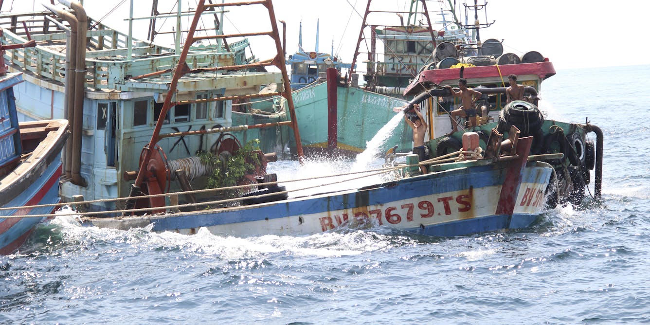 When fishing boats go dark at sea, they're often committing crimes – we  mapped where it happens
