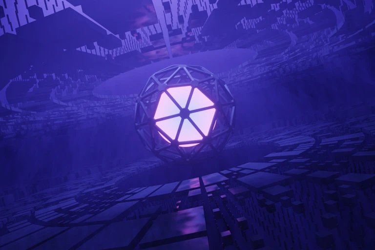 A sphere in a cage