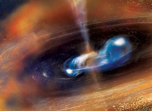Unusual, long-lasting gamma-ray burst challenges theories about these powerful cosmic explosions that make gold, uranium and other heavy metals
