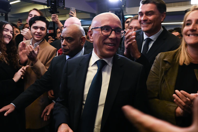 Eric Ciotti récemment élu président du parti Les Republicains à Paris le 4 décembre 2022.