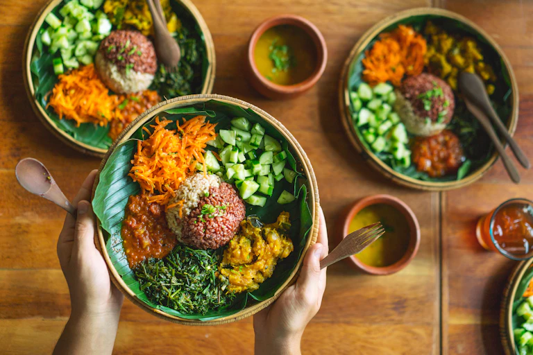 Vegan food bowls.