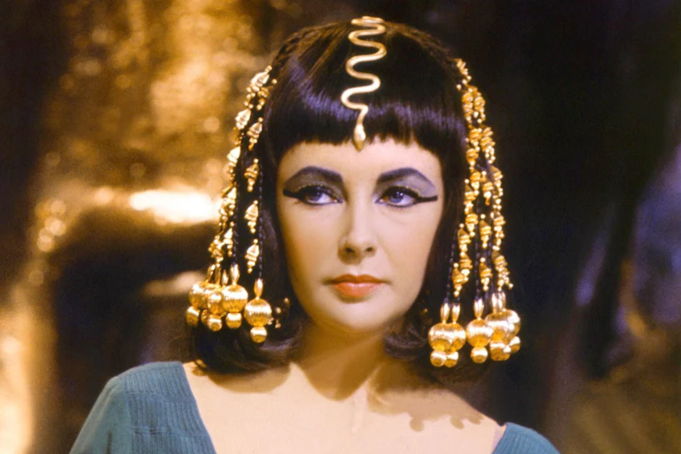 Elizabeth Taylor as Cleopatra in the 1963 film