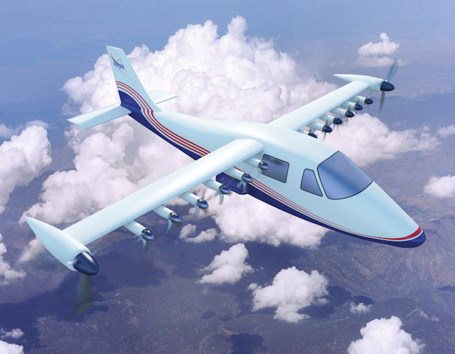Artist's concept of X-57
