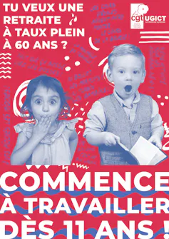 Pancarte issue d'une série imaginée par la CGT Cadre UGICT (Ingé Cadres Tech) lors des manifestations du 10 décembre 2020 contre la réforme des retraites.