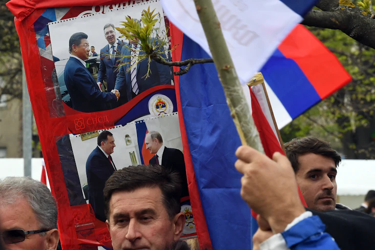 Manifestation pro-Milorad Dodik en Bosnie