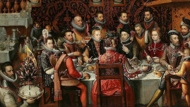 Un banquete real.