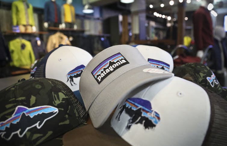 Hats with Patagonia logo