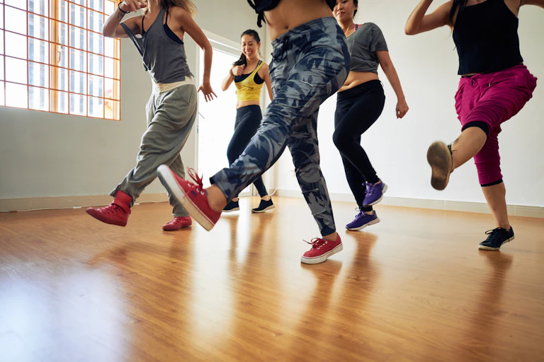 Hip hop dance class