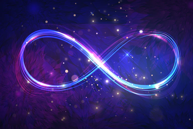 Dessin du symbole de l'infini.