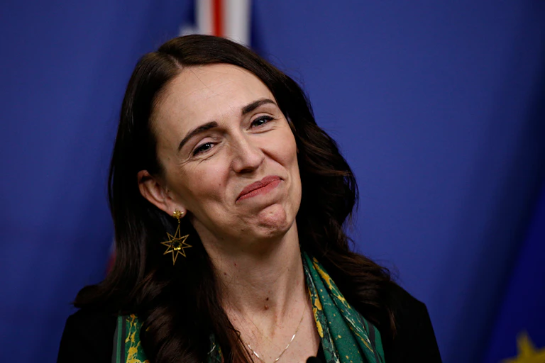 Jacinda Ardern smiling