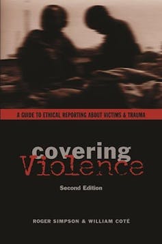 book cover with the title COVERING VIOLENCE